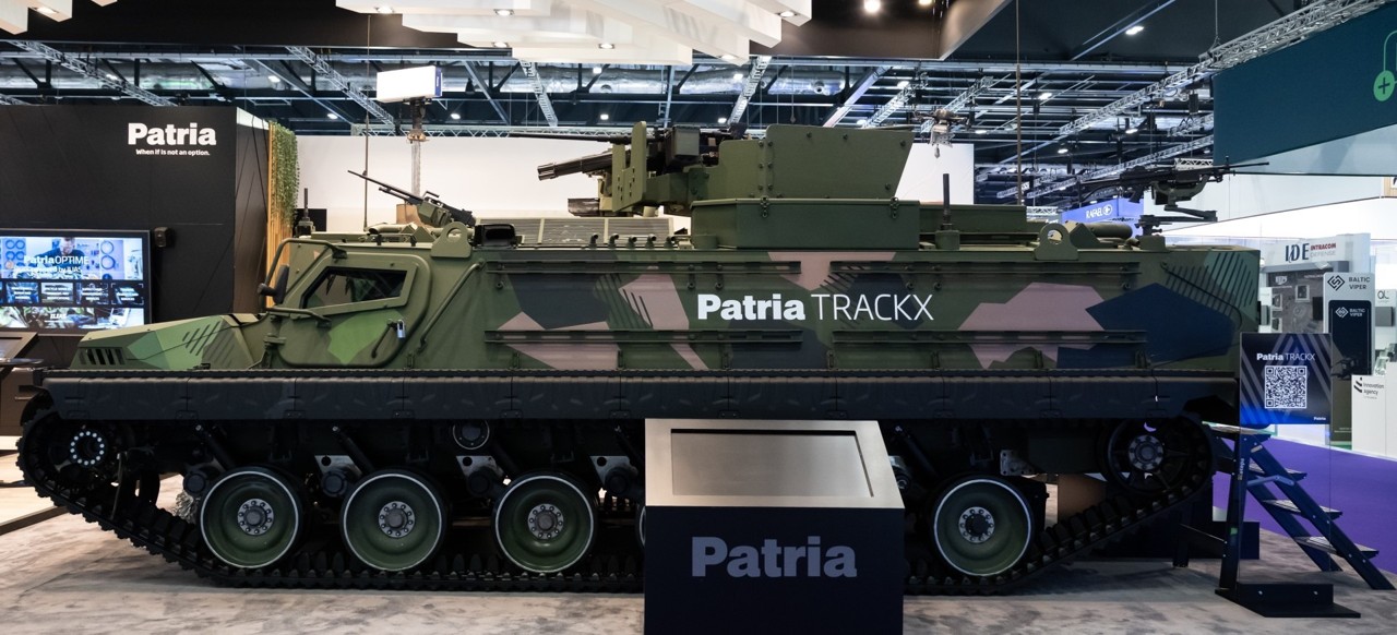 Patria TRACKX Finish Tracked Amphibious Armored Personnel Carrier (APC) (B)
